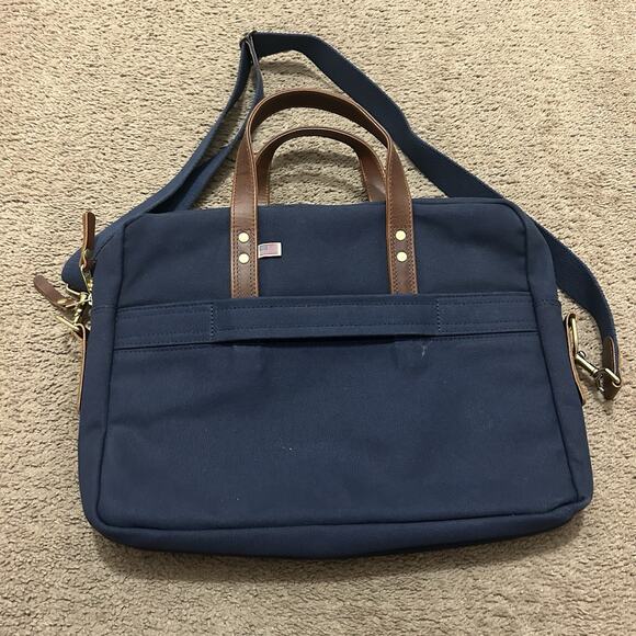 Hudson Sutler Slim Briefcase Canvas Leather USA Mac Papers Clambake Restock 2019